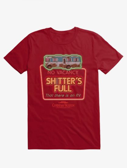 christmas vacation shirts shitter was full